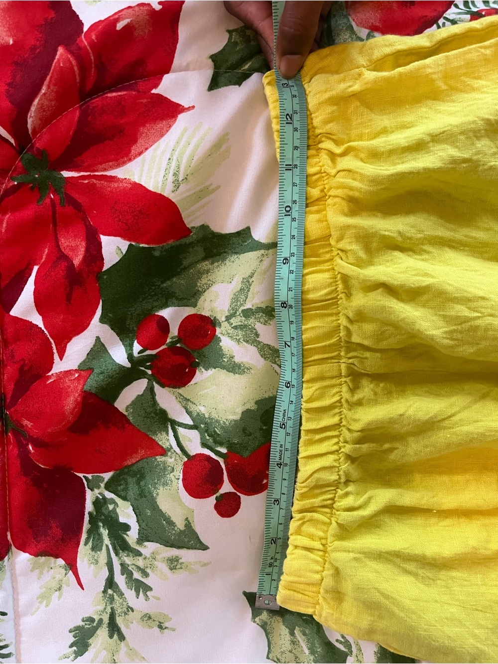 bryn Walker Wide-Leg Elastic Waist Linen Pants in Yellow With Pockets đź’Ż Linen - Picture 9 of 9